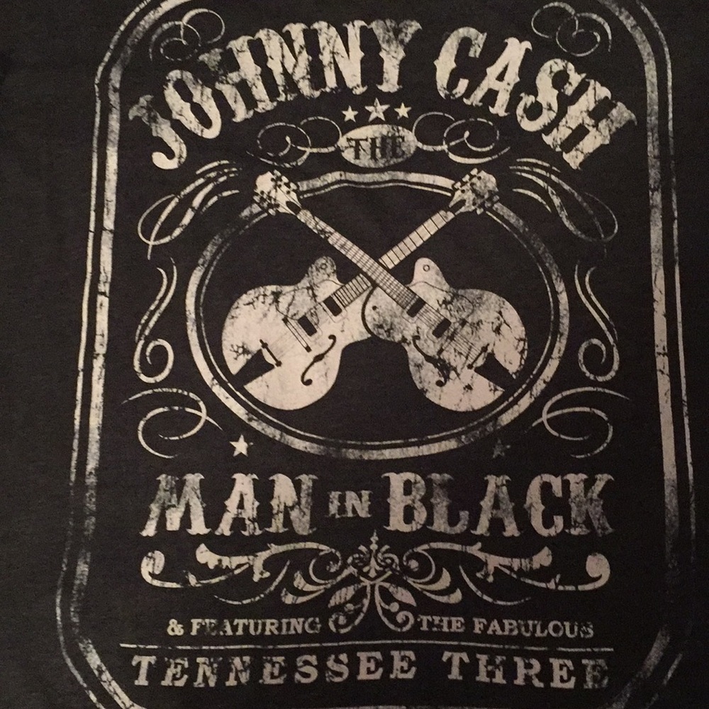 Johnny Cash The Man in Black tee Size XXL